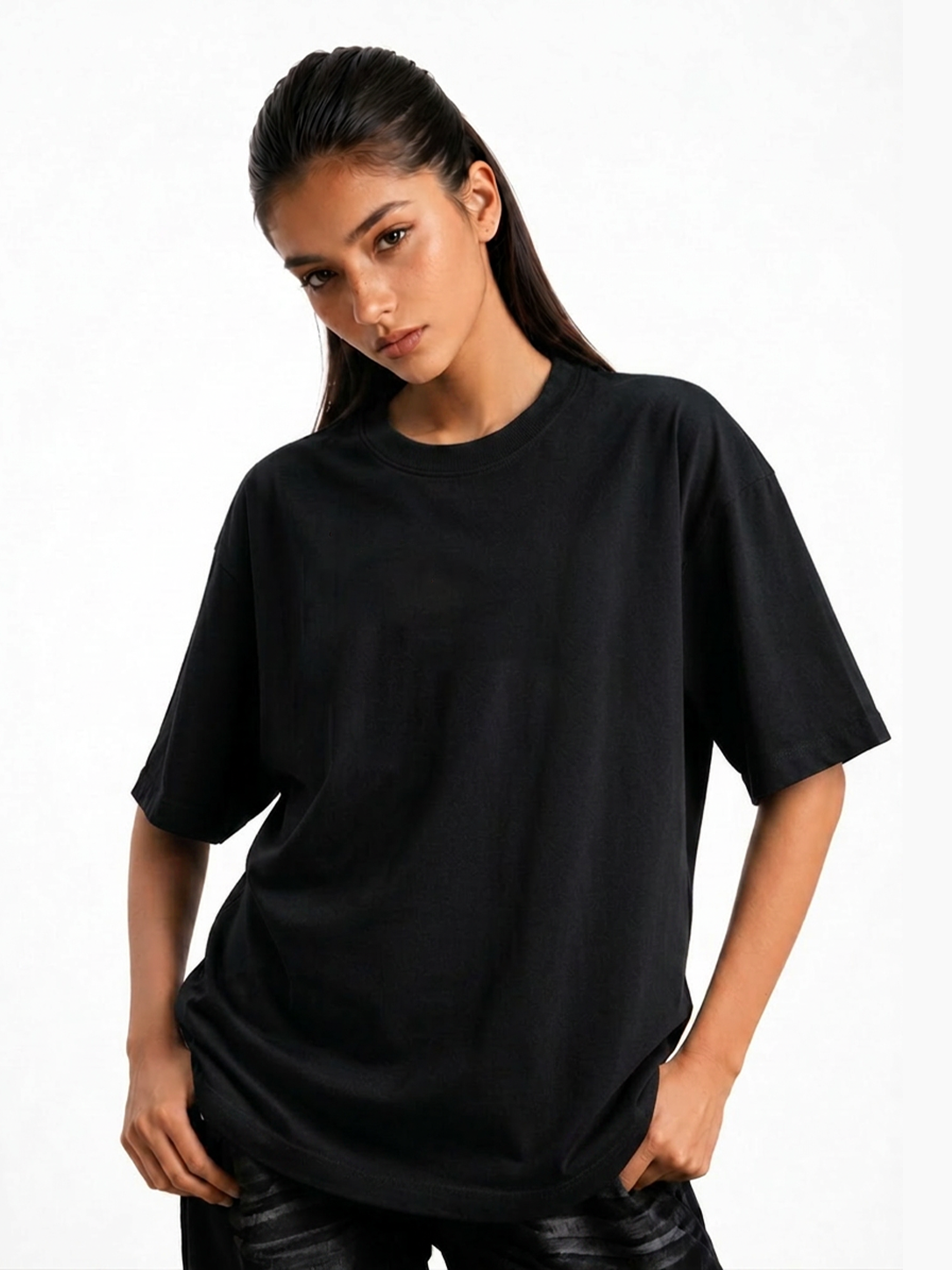 Women's Plain Oversized T-shirt