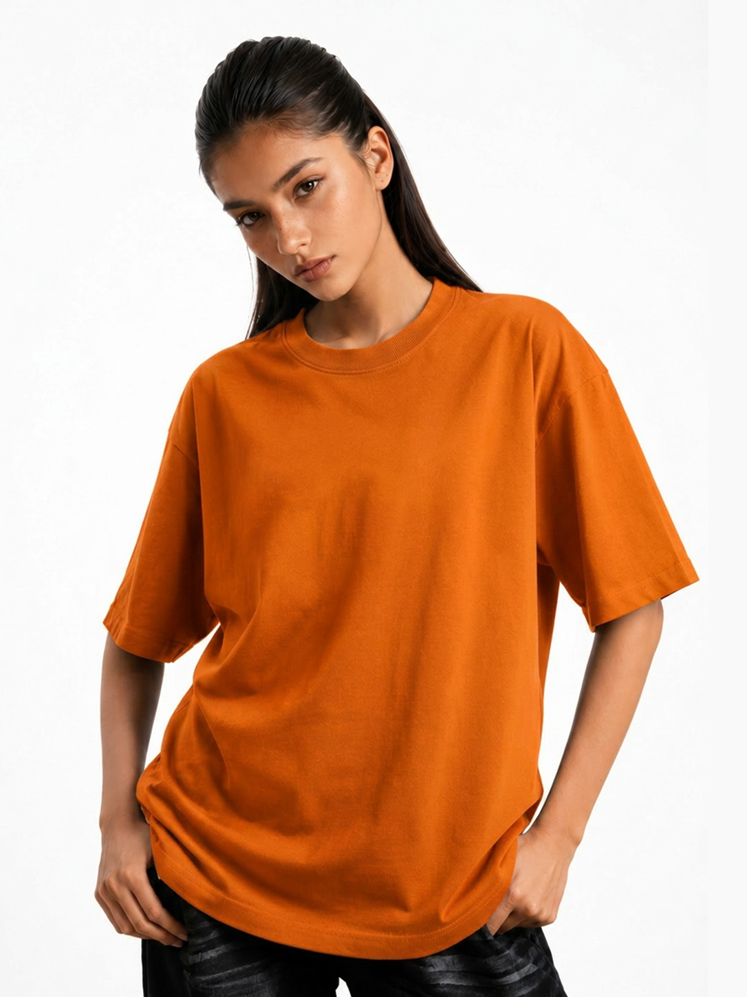 Women's Plain Oversized T-shirt