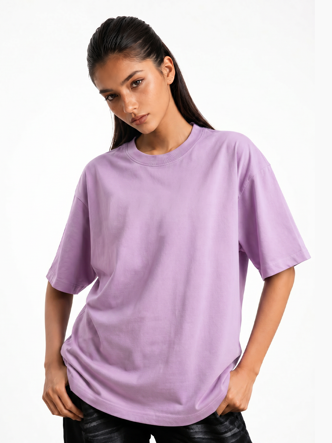Women's Plain Oversized T-shirt