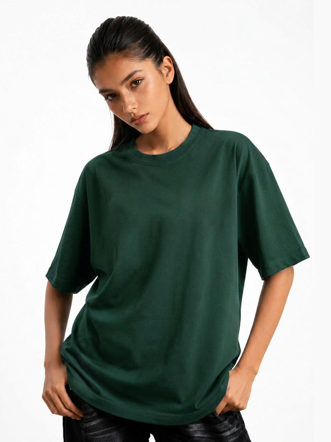 Women's Plain Oversized T-shirt