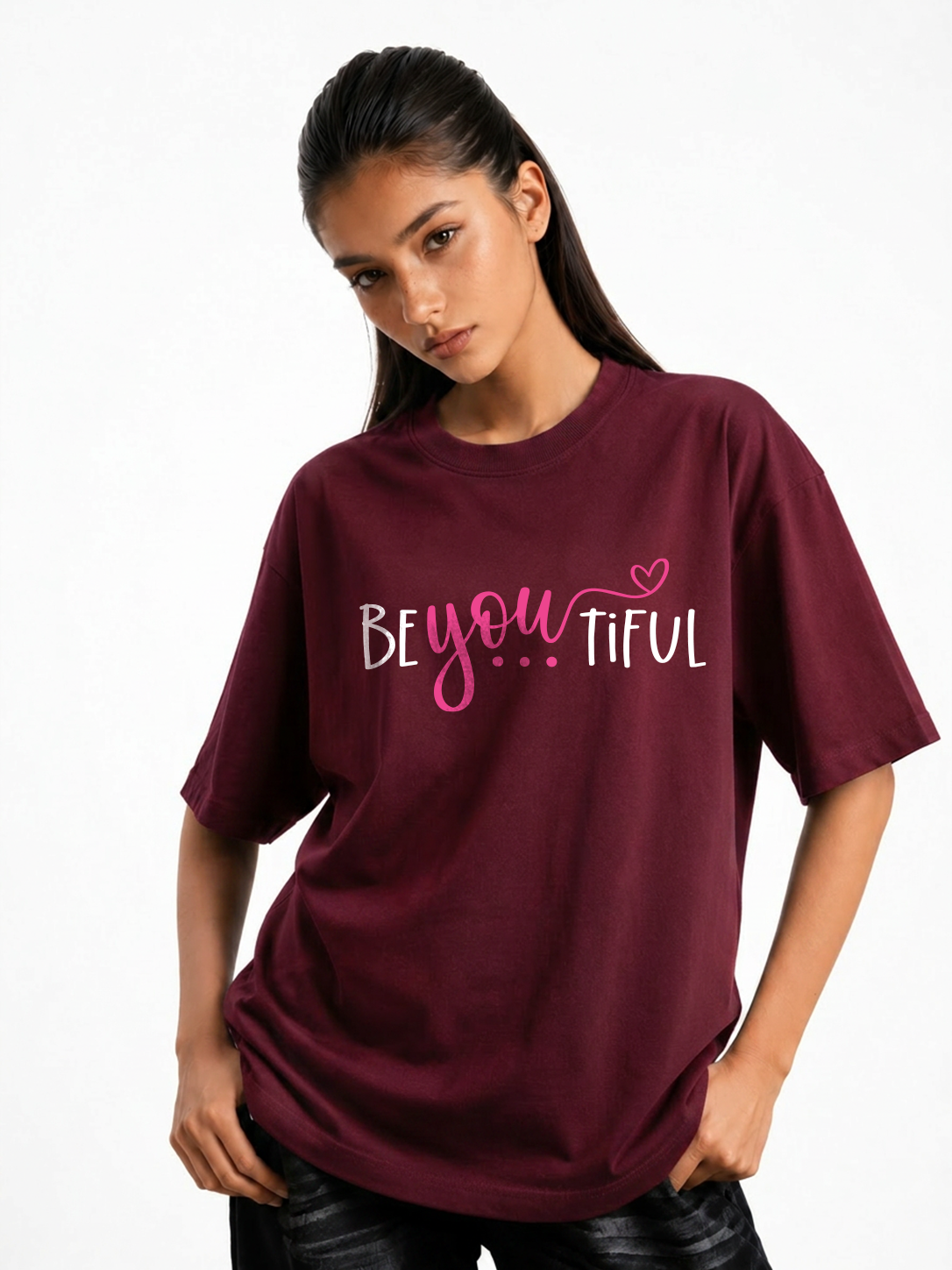Women’s BeYOUtiful Graphic Oversized T-Shirt