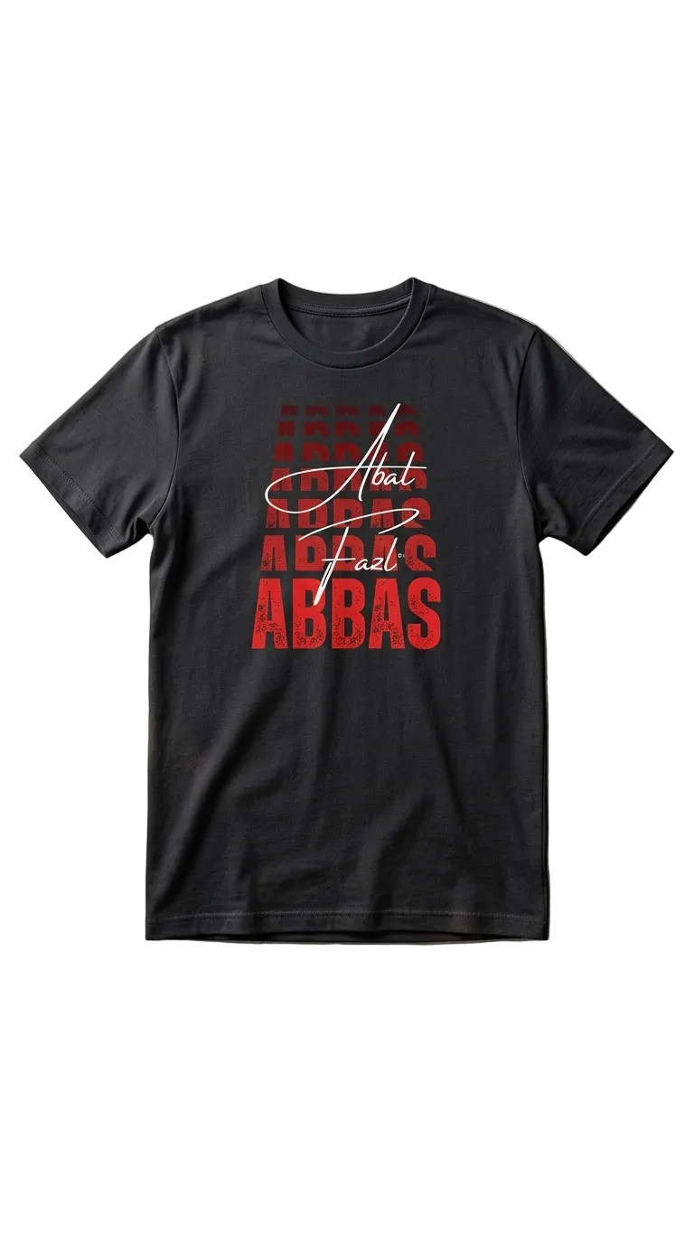 Abal Fazl Abbas Print Tshirt Men & Boys