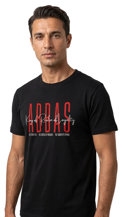 Abbas (The King of Loyalty) Print Tshirt for Men & Boys