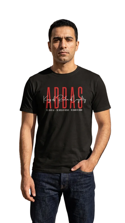 Abbas (The King of Loyalty) Print Tshirt for Men & Boys