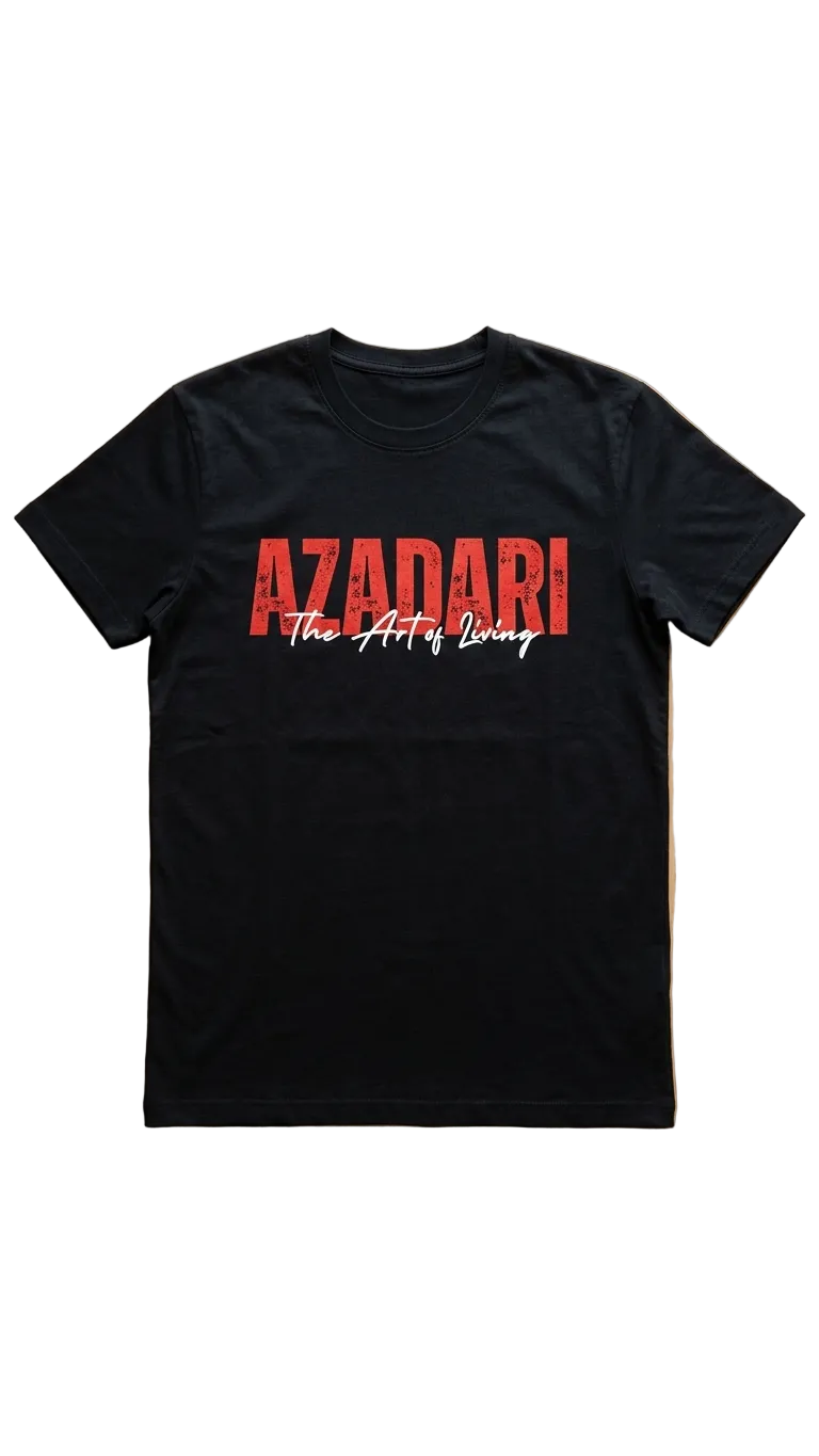 Azadari (The Art of Living) Print Tshirt for Men & Boys