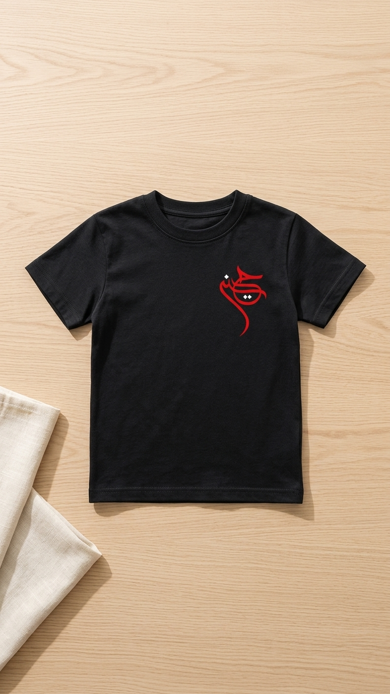 Labbaik Ya Hussain Print Tshirt for Kids