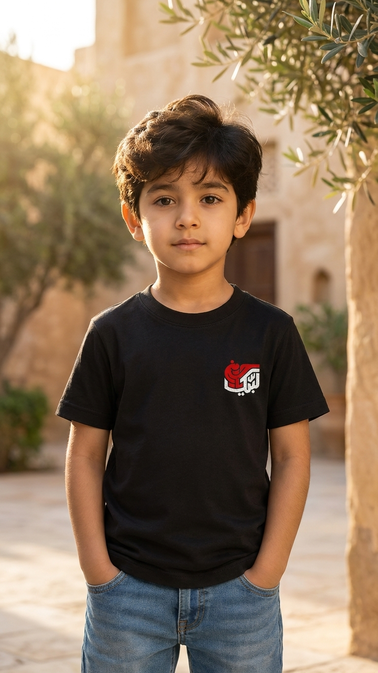Labbaik Ya Hussain Print Tshirt for Kids