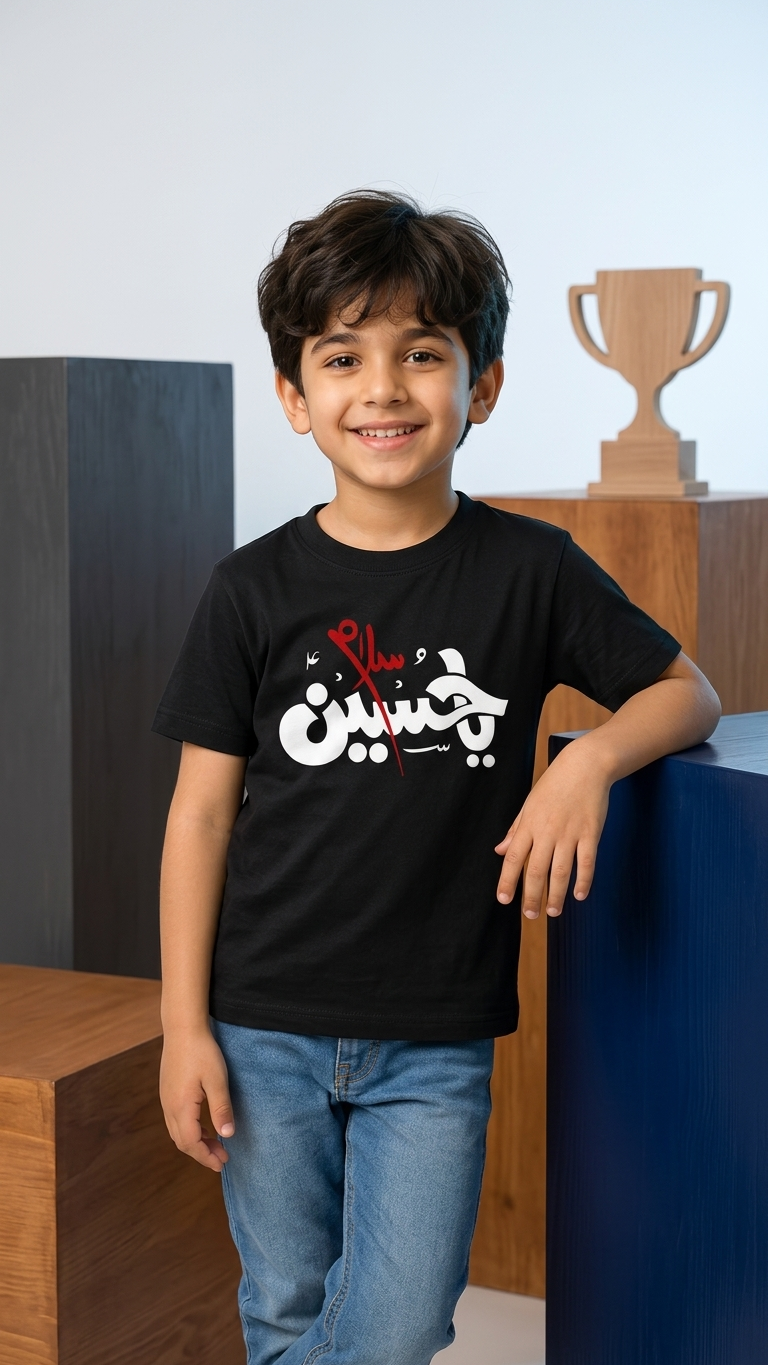 Salam Ya Hussain Print Tshirt for Kids