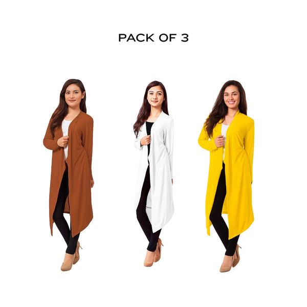 Pack of 3 Shrugs for Women