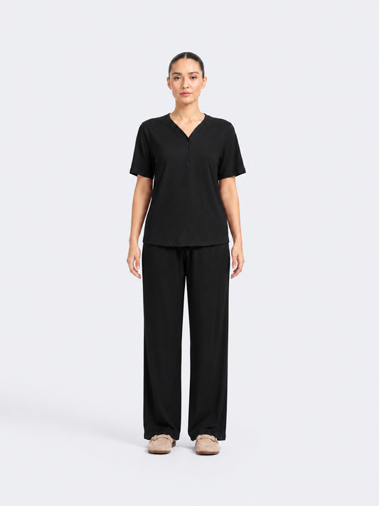 Women’s Premium Black Co-Ord Set