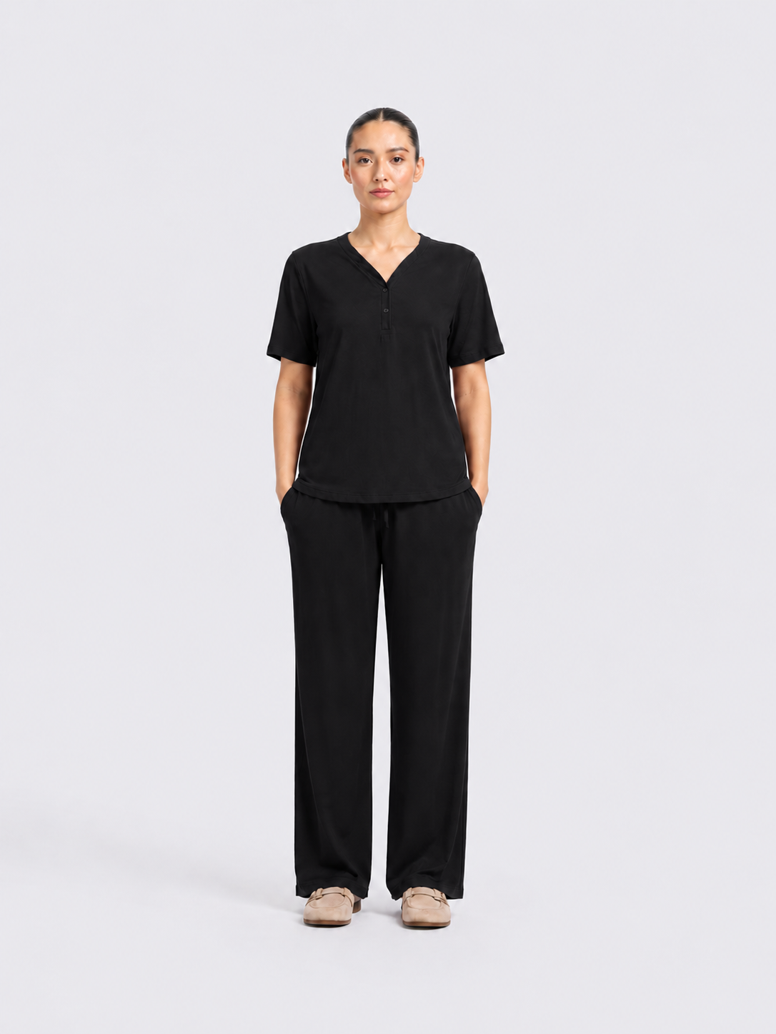 Women’s Premium Black Co-Ord Set