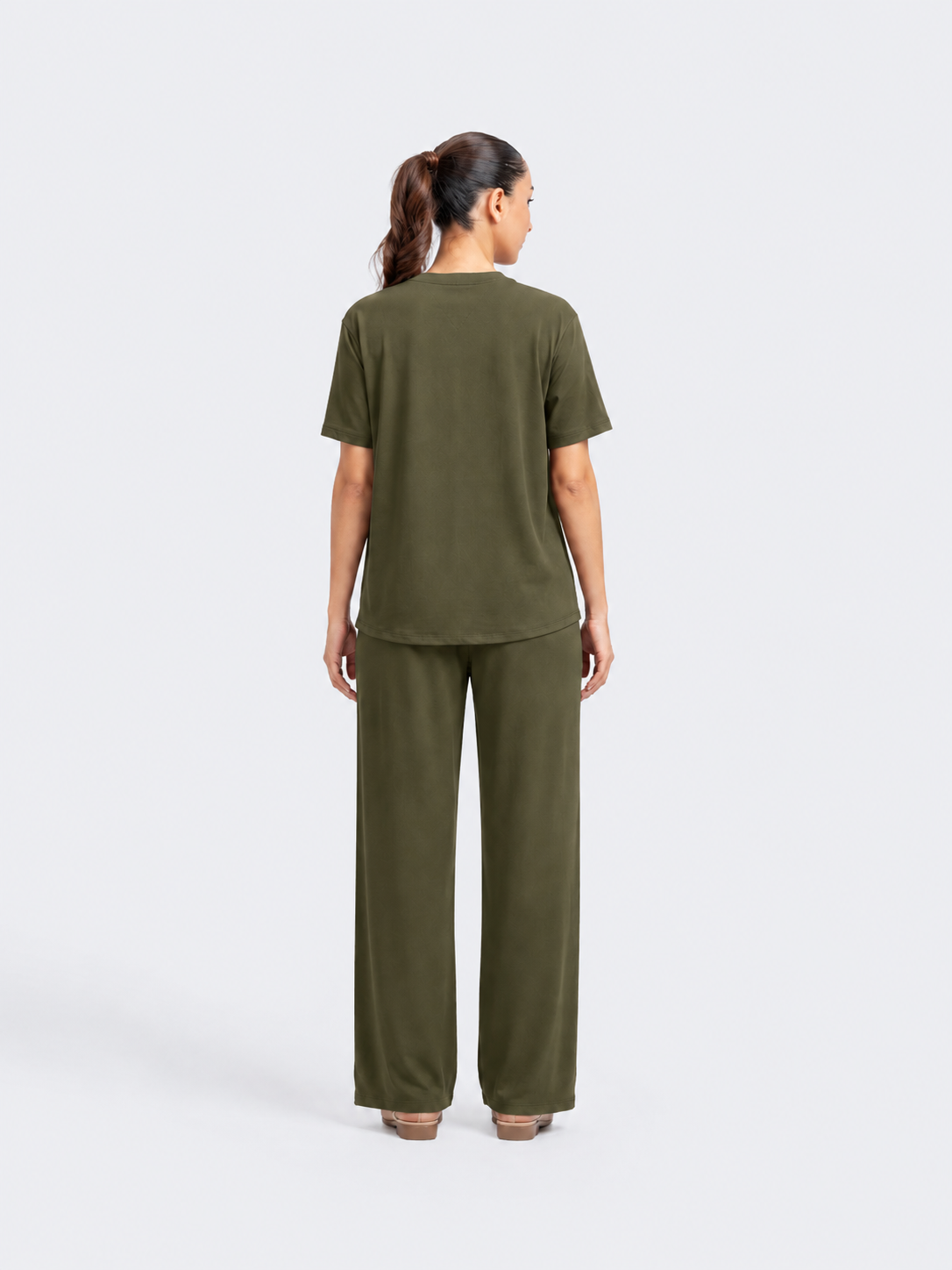 Women’s Premium Olive Green Co-Ord Set