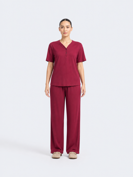 Women’s Premium Maroon Co-Ord Set