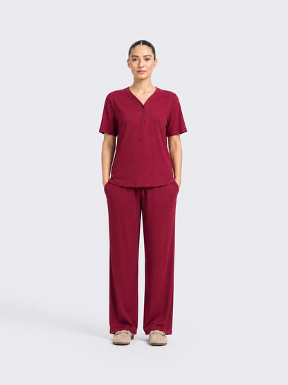 Women’s Premium Maroon Co-Ord Set